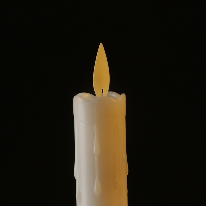 led pillar candle Color:White 1