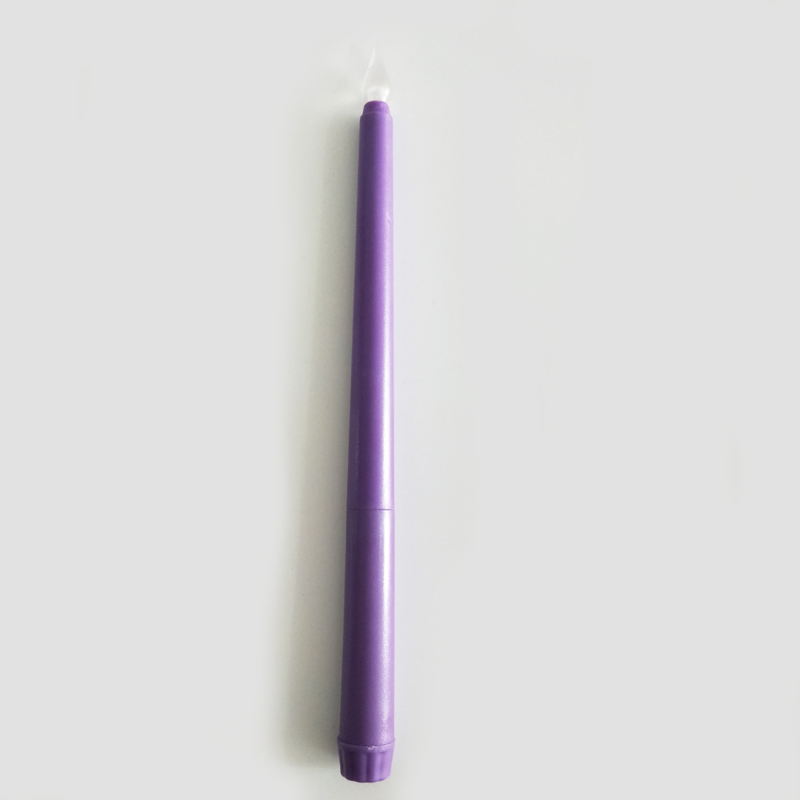 Led taper candle Purple