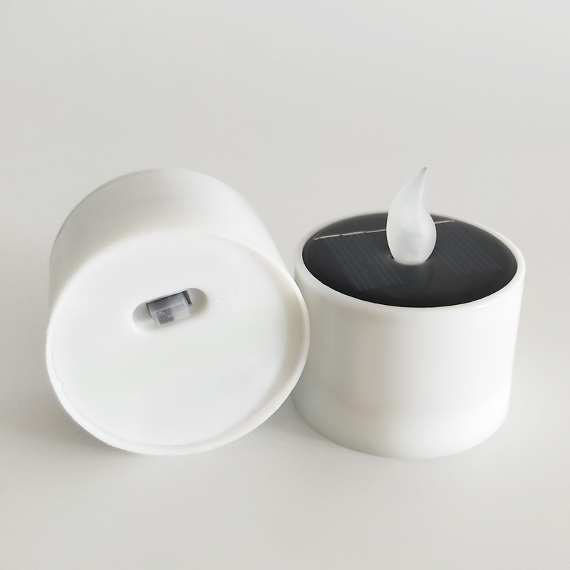 Solar led tealight candle Color:White 1