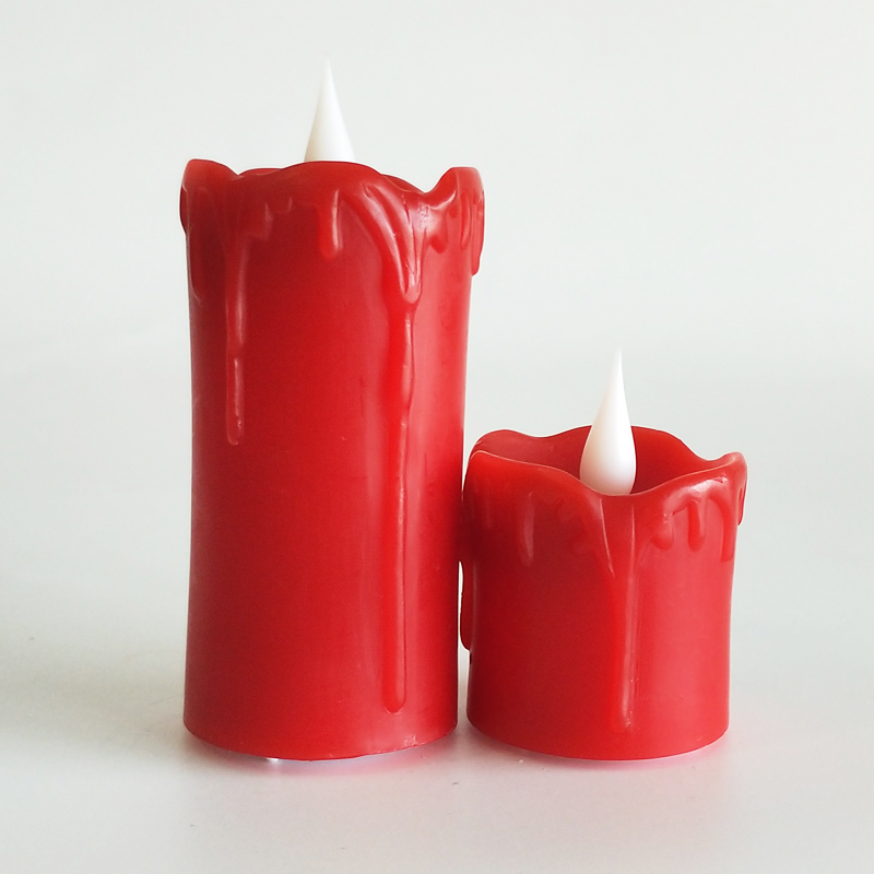 led dripping wax led votive candle Color:Ivory;Diameter:5*7.5cm;Battery:Rechargeable