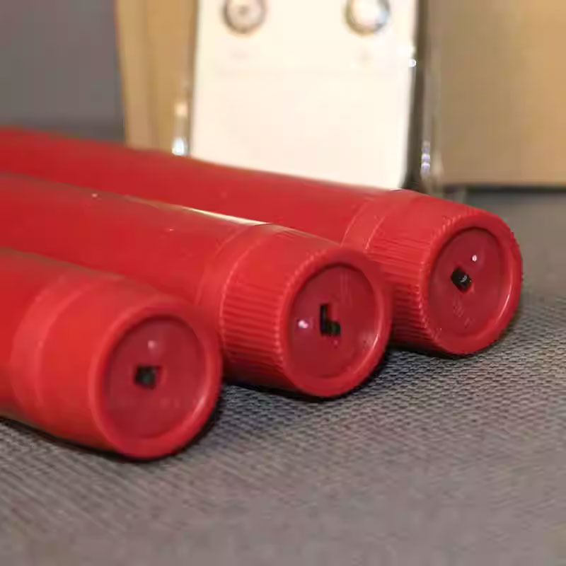 Remote Controlled LED Taper Candles, Set of 3 Color:Red 1