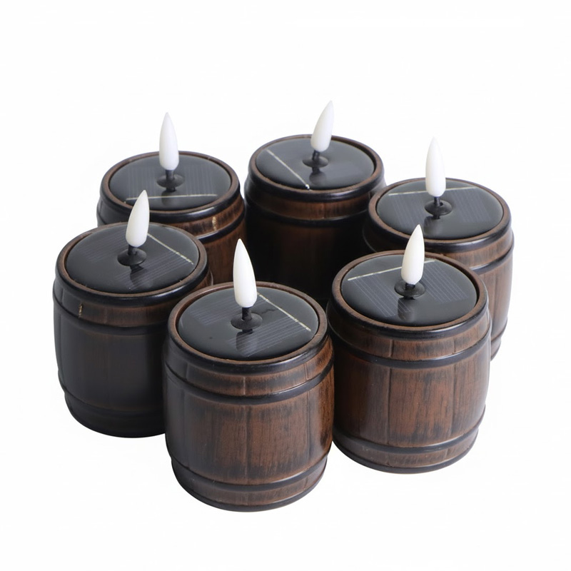 Outdoor Waterproof Solar Powered LED Flameless Candles, Harness the Sun to Light Up Your Nights: Eco-Friendly, Weather-Resistant, and Automatically Illuminating