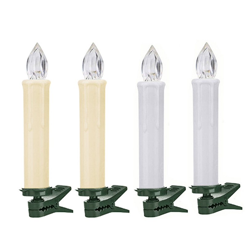 LED Flickering Flames Candles With Timer Remote, Christmas Tree Candle