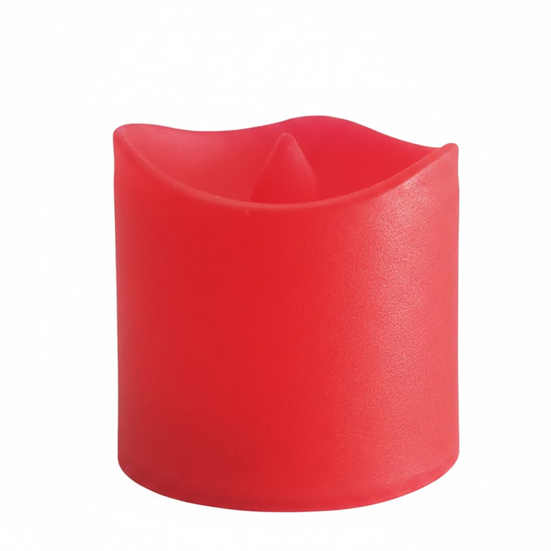 Red led tealight candle