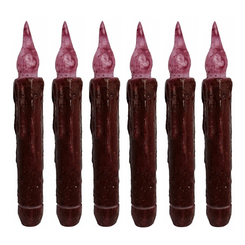 Antique Speckled Flameless Taper Candles with Realistic Wax Drip, Experience the Timeless Charm of Real Wax Without the Fire Hazard – The Ultimate Vintage Aesthetic for Your Modern Home