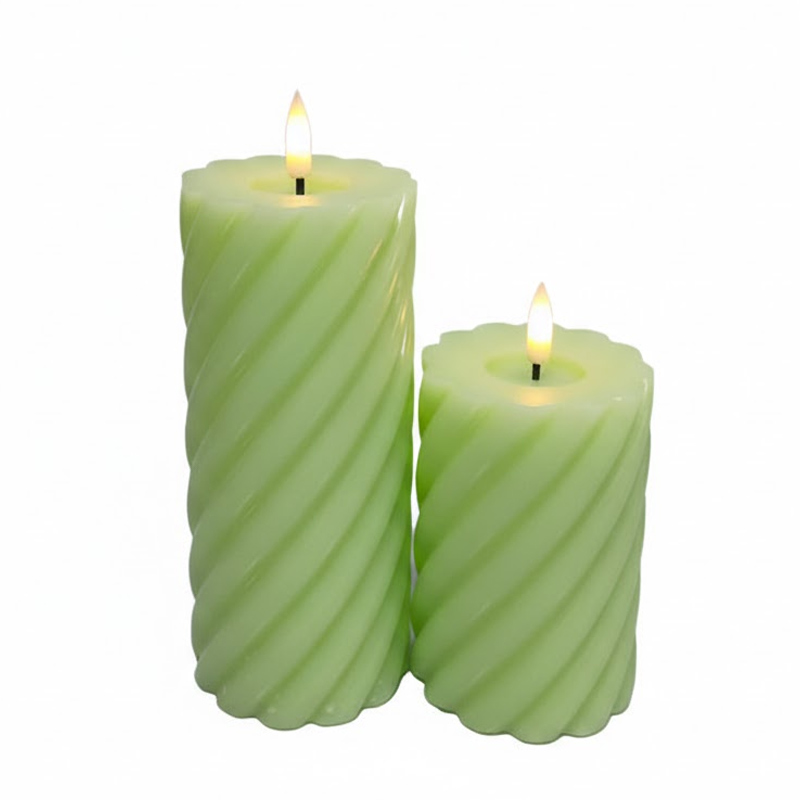 Halloween Ghost Candle Light Battery Powered Electronic Flameless Candles Lamp