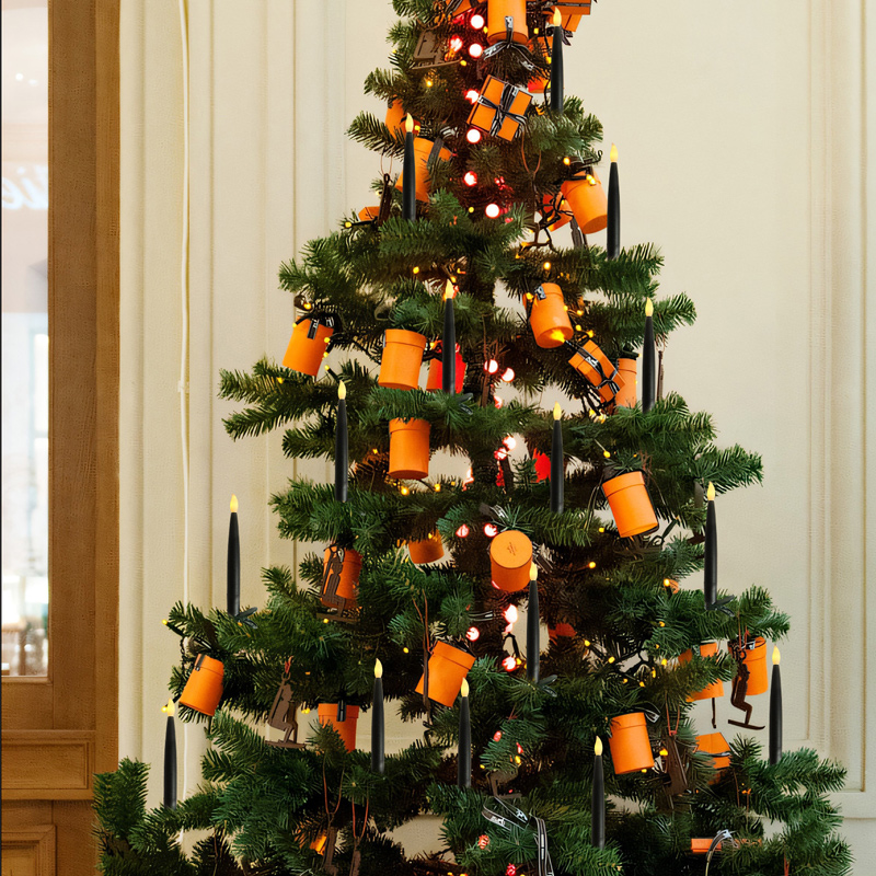 Magic Wand Remote Floating Candles - Flickering LED Taper Candles with Timer for Harry Potter Theme Decor Color:Black1;Size:1.6cm*16cm 3